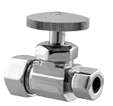 ウエストブラスd109 – 01直線停止5 / 8 " OD Inlet – ラウンドハンドル D109-12 1