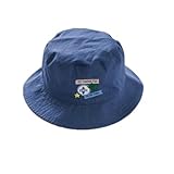 LeafIn 紫外線対策 お子様 UVcut帽子 キッズハット 新生児から幼稚園までの子供向けキャップ ブルトン チューリップハット(頭囲：44cm, ブルー)
