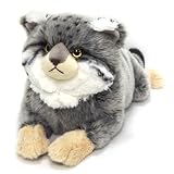 サンレモン　ひざねこ マヌルネコ S　19×41×16cm　ぬいぐるみ　アニマル　かわいい　猫　ネコ　P-8422