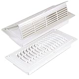 Imperial Manufacturing RG3052 4-Inch by 10-Inch Pop-Up Register, White [並行輸入品]
