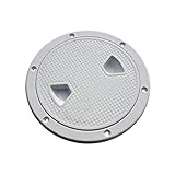 ECO-WORTHY 8” デッキのハッチプラスチック蓋 8度 直径25cm デッキカバー