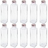 日本製 ハーバリウム 四角柱ガラス瓶キャップ付き 150cc 10本セット