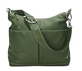 OiOi HOBO マザーズバッグ シュランケンレザー ツリートップグリーン 6206
