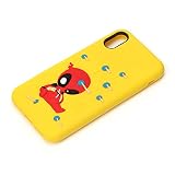 PGA iPhone X用 MARVELシリコンケース デッドプール／イエロー PG-DCS426DEP デッドプール/イエロー