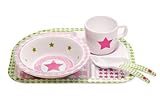 Lassig Melamine Dish Set, Starlight Magenta/Pink by Lassig [並行輸入品]