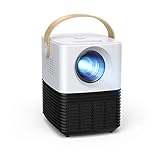 APEMANミニプロジェクター 小型 静音 1080P対応/±30°デジタル台形補正/120インチ大画面 携帯式 ポータブルLCDプロジェク