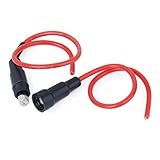 Hommy 5個250V 10Aガラス管ヒューズホルダインラインスクリュータイプキャップ20mm x 5mm