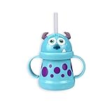 Disney Monsters Inc. Straw Sippy Cup - Sully - 10 oz by Sassy [並行輸入品]