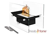 Moda Flame Cavo Table Top Ventless Bio Ethanol Fireplace in Black by Moda Flame [並行輸入品]
