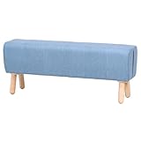 不二貿易 スツール PONY Natural Signature 幅105cm ブルー 37028