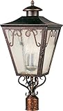 Maxim Lighting 30151CDOI 3 Light Cordoba Post Mount Light, Oil by Maxim Lighting [並行輸入品]