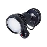 タカショー　セキュリティライト（100V）　LEDセキュリティライト　1型　●71761300　HIA-W03K ブラック