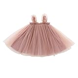 エルフ ベビー(Fairy Baby) 子供チュチュスカート ワンピース 夏 吊りスカートキーズ 女の子 ふんわり size 80 (ピンク)
