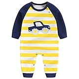 Cozy Maker（C&M）ロンパース カバーオール ベビー服 赤ちゃん 服 ベビー 男の子 新生児 生まれたてBABYへ アウター 出産祝い ジャンプスーツ 爬行服 プレゼント ギフト 前開き 車