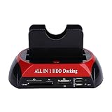 HDDドッキングステーション HDDドック ハードディスクドック IDEドック デュアル LEDライト付け パソコン 周辺機器 ノンハードドライブ