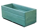 スクエアプランター 長方形「大」（1.5段） 幅750ｍｍ×奥行310ｍｍ×高さ295ｍｍ GG（グレイッシュグリーン）色