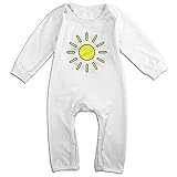 カッコいい 幼児 幸せ 輝き 太陽 ポスター ベビー服 コットン White Size 12 Months