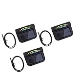 KESOTO 160x105x75mm　3個　ソーラーパワード　カーエアー排気ファン　ラジエーター排気口/換気