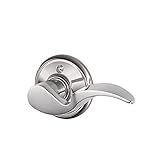 Schlage F170AVA625RH Avanti Right Hand Dummy Lever, Bright Chrome [並行輸入品]