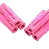 iZaphor（TM）DIYプラスチックの髪ローラーマジックヘアカーラーファッションスポンジヘアローラーヘアスタイリング6PCS