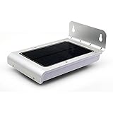 Gracetop ソーラー 人感 センサー 玄関 LEDライト (LED電球24個内蔵) 太陽エネルギーで充電　防雨防水機能付き 屋外照明/軒先/壁掛け/庭先/玄関周りなどのライト