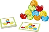 HABA Wigglefants Wooden Stacking Game (Made in Germany) [並行輸入品]