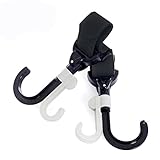 KRY ベビーカーフック フック 滑り止め付き 360度回転 3kgまで 色ランダム 2個セット