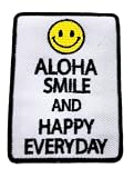 ワッペン アイロン ALOHA SMILE スマイル アメカジ 刺しゅう アップリケ パッチ