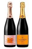 〔セット商品〕ヴーヴクリコ イエローラベル ブリュット 750ml ＋ ヴーヴクリコ・ロゼ 750ml