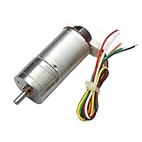 KESOTO 減速機　ギヤモータ　エンコーダ　マグネット　低騒音　タコモーター 　工業用　符号化　 - DC12V；190RMP