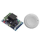 Dolity RFリレーリモートスイッチ受信機+リモコン　ワイヤレス 　ライトスイッチ 家電用 　遠隔操作　433MHZ　