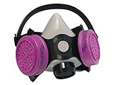 SAS Safety 3650-50 P100 Multi-Use Halfmask Respirator with P100 Filter and Clamshell, Medium [並行輸入品]