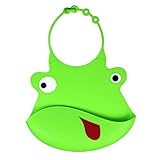 Tonsee ベビー キッズ ビブ 防水 かわいい カートゥーン やわらか 丈夫 ランチビブ お食事用 エプロン
