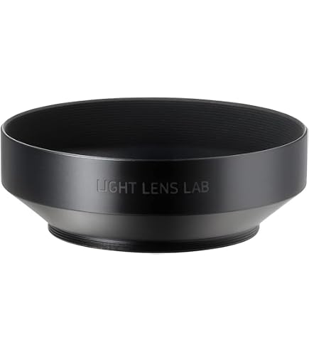 Amazon | LIGHT LENS LAB IROOA レンズフード (ブラックペイント 