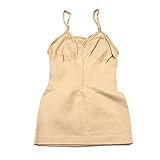 補正下着 レディース 着圧インナー アンダーウェア キャミソール 加圧 LBS-013 (M, ベージュ)