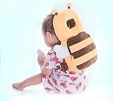 可愛いリュック　赤ちゃんのごっつん防止やわらかリュック　キッズ　乳幼児用　頭を保護できる　怪我防止　よちよち歩きの赤ちゃんにぴったり