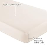 All Natural Latex, Wool covered Pads for Mini, Porta-crib, Co Sleepers and Playards in 6 Sizes: Co S