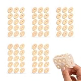 BaraRose うおのめパッド 魚の目 保護パッド パッド 守る 抗摩擦 つま先 快適 便利 シンプルで実用的 (肌色大きな楥円形 75粒)