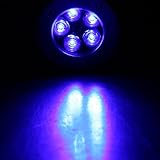 Lixada 5W グランドライト　地中埋め込み型ライト　 LED スポットライト　省エネ 誘導灯 庭園灯  IP67防水対応 AC 85-265V