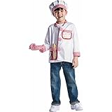 Kids Chef Dress Up Costume Set with Oven Mitt Bakers Hat Apron and Toy Accessories [並行輸入品]