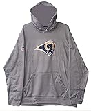 Los Angeles Rams大人サイズXL XLフード付きパフォーマンスSweatshirt – グレー
