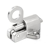 TOOGOO (R) ホームセキュリティスプリングスライドボルトウィンドウドア自動ラッチロックセルフ閉じる