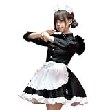 [monoii] メイド服 チャイナ服 ハロウィン メイド コスプレ チャイナ 仮装 衣装 長袖 コスチューム 大きいサイズ