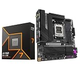 AMD Ryzen 7 9700X CPUプロセッサバンドル GIGABYTE B650M AORUS Elite AX ゲーミングマザーボード (AM5、Micro-ATX、DDR5、PCIe 5.0 M.2、USB 3.2 Gen2X2 Type-C)