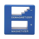 磁化器 減磁器 ドライバー ヒント用 2 In 1 磁気工具 ねじビット 小型 大工ツール ハードウェア スクリュービット 磁気工具 プロ用建具