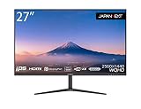 JAPANNEXT 27インチ モニター WQHD 2560x1440解像度 IPS ディスプレイ (KVM/HDMI/USB-C 給電 (65W) / DisplayPort/スピーカー内蔵/VESA対応/ブルーライトカット) JN-IPS27WQHDR-C65W