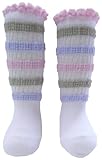 ベビーストーリー ベビーソックスループシャーリング ピンク 9-12ｃｍ 2085 名前記入欄滑り止め付き