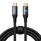 【KURODEN】USB-C to USB-C ケーブル 240W PD3.1対応 5A 急速充電 E-Marker搭載 Type-C 充電ケーブル 高耐久ナイロン編み 断線防止 480Mbpsデータ転送 MacBook/iPad/iPhone 15以降/Galaxy/Android対応 [0.5m]