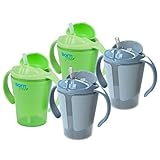 BPA-Free Grow with Me 6 oz. Training Straw Cup, 4 Count by BornFree