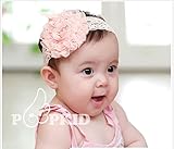 ベビー ヘアバンド ヘアアクセサリー ヘアアクセ ビッグフラワー ベビードレス レース お祝い お宮参り　新生児 ０歳